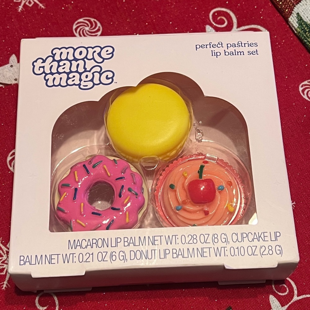 More Than Magic Perfect Pastries Lip Balm Set brand new!!